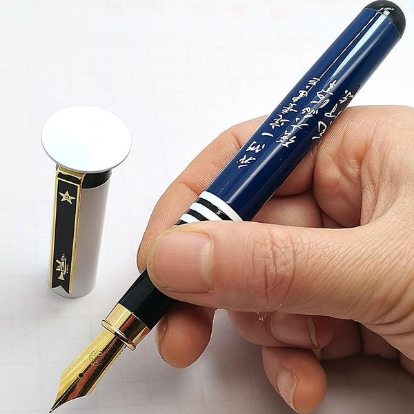 and old stock retro jin xing navy commemorative pen medium fine nib thick rod iridium stationery collection fountain pens
and old stock retro jin xing navy commemorative pen medium fine nib thick rod iridium stationery collection fountain pens
