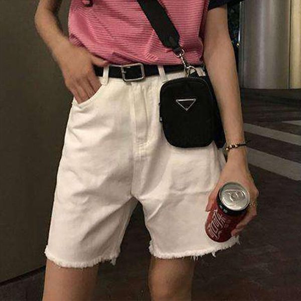 high waist vintage jeans summer womens short fashion casual korean tassels belt straight bermuda female trousers, White;black
high waist vintage jeans summer womens short fashion casual korean tassels belt straight bermuda female trousers, White;black
