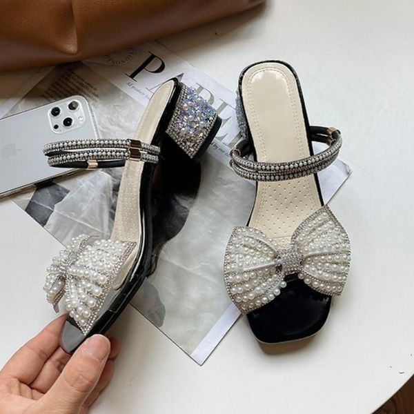 slippers 2021summer fashion women pearls diamonds sandals open toe thick heel outdoor ladies party zapatillas casa mujer, Black
slippers 2021summer fashion women pearls diamonds sandals open toe thick heel outdoor ladies party zapatillas casa mujer, Black