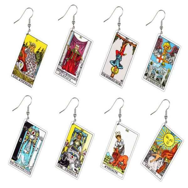 dangle & chandelier creative geometric religious belief acrylic earrings for women ethnic double-sided tarot pendant drop ear jewelry, Silver
dangle & chandelier creative geometric religious belief acrylic earrings for women ethnic double-sided tarot pendant drop ear jewelry, Silver