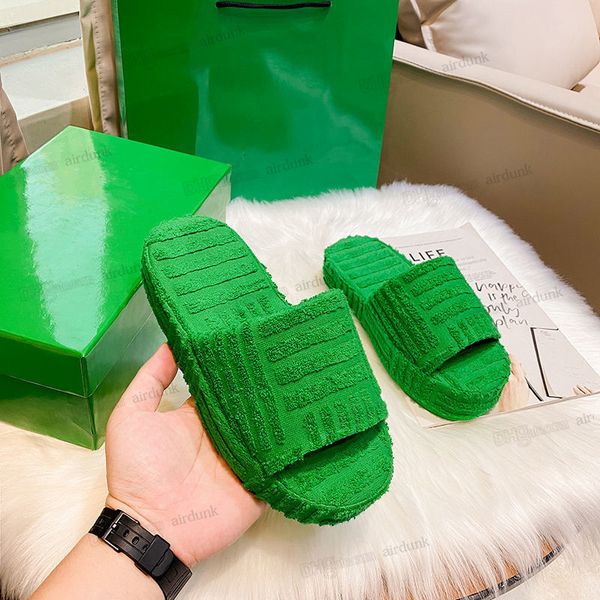 women bottegas sandals slippers designer slides fabric rubber fur cotton outsole grass green thick bottom slipper wedge fluffy resort sponge, Black
women bottegas sandals slippers designer slides fabric rubber fur cotton outsole grass green thick bottom slipper wedge fluffy resort sponge, Black