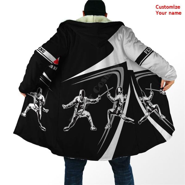 men's wool & blends customize name fencing cloak 3d all over printed hoodie for men women winter fleece wind breaker warm hood, Black
men's wool & blends customize name fencing cloak 3d all over printed hoodie for men women winter fleece wind breaker warm hood, Black