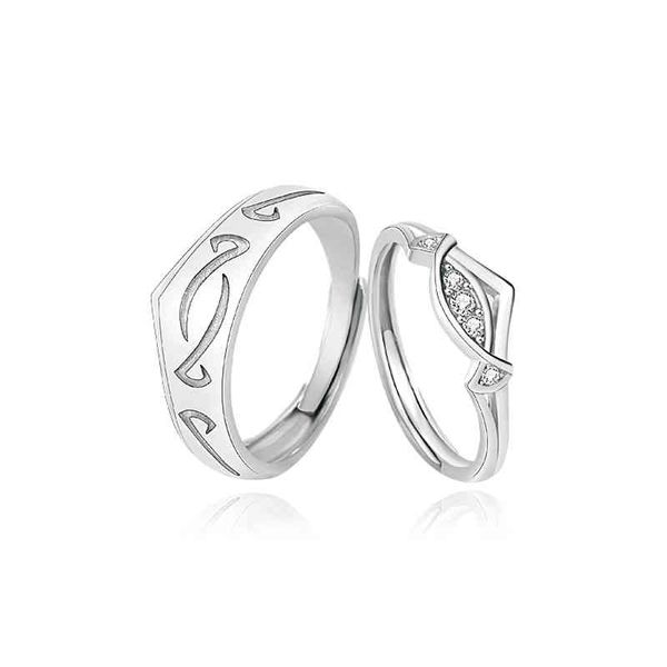 s925 sterling silver couple set ring valentine's day gift men and women adjustable engagement, Slivery;golden
s925 sterling silver couple set ring valentine's day gift men and women adjustable engagement, Slivery;golden
