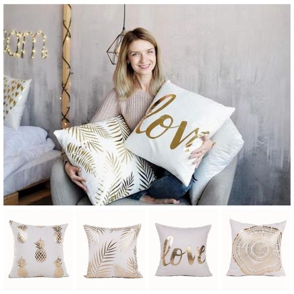 super soft velvet gold foil pillowcase leaves heart love decorative pillows home decor sofa throw pillow almofadas decorativas cushion/decor
super soft velvet gold foil pillowcase leaves heart love decorative pillows home decor sofa throw pillow almofadas decorativas cushion/decor