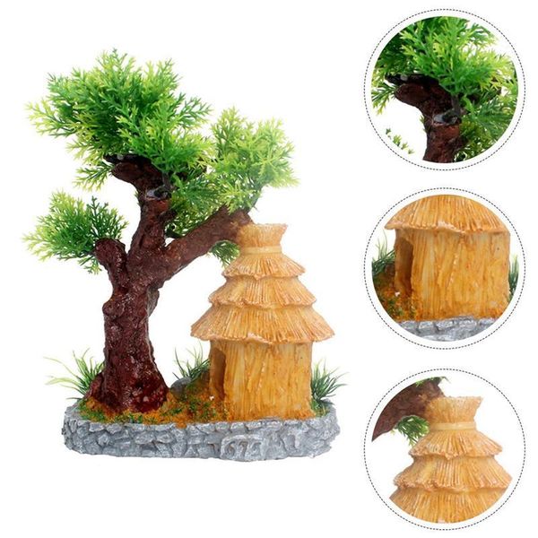 fish tank adornment tree and house micro landscape decor resin art crafts decorations
fish tank adornment tree and house micro landscape decor resin art crafts decorations