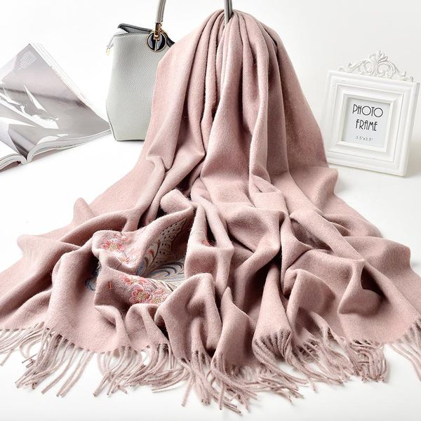 scarves women winter wool scarf butterfly embroidery solid shawls wraps for ladies luxury tassels warm pashmina 190x70cm, Blue;gray
scarves women winter wool scarf butterfly embroidery solid shawls wraps for ladies luxury tassels warm pashmina 190x70cm, Blue;gray