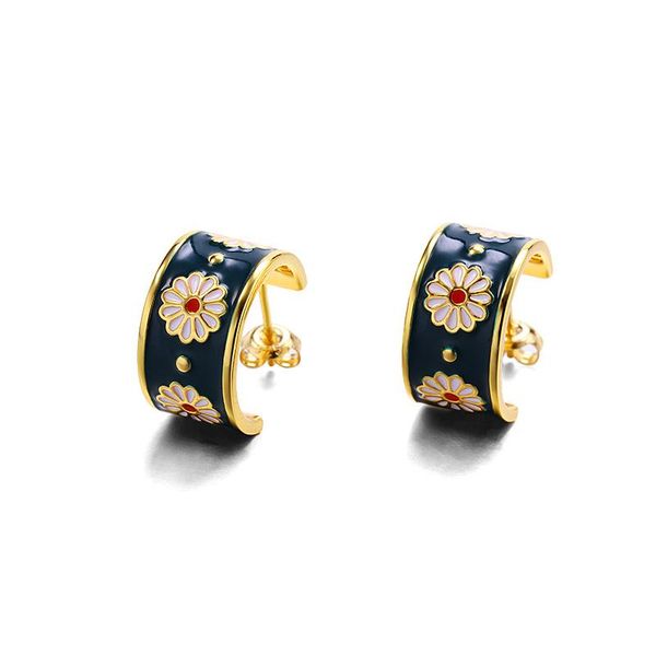 hoop & huggie earrings for women glaze daisy c gold sunflower 925 silver pin brass cute exquisite jewelry, Golden;silver
hoop & huggie earrings for women glaze daisy c gold sunflower 925 silver pin brass cute exquisite jewelry, Golden;silver