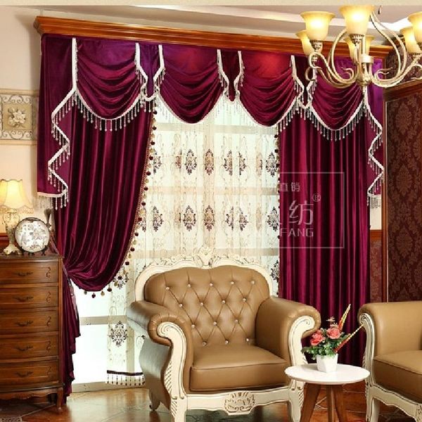 europe and america high-end velvet curtains for villa living room bedroom study blackout tulle valance custom curtain & drapes
europe and america high-end velvet curtains for villa living room bedroom study blackout tulle valance custom curtain & drapes