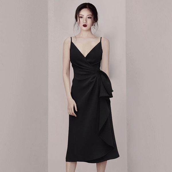 summer stylish fancy black ribbons long women v neck evening casual dress up as a party girl 3fuf, Black;gray
summer stylish fancy black ribbons long women v neck evening casual dress up as a party girl 3fuf, Black;gray
