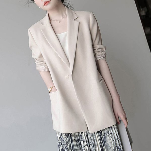 women's t-shirt autumn 2021 apricot dign sense of minority coat loose senior fried street long sleeve small suit women, White
women's t-shirt autumn 2021 apricot dign sense of minority coat loose senior fried street long sleeve small suit women, White