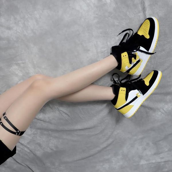 Jumpman 1 Mid Yellow Toe Shoes Black MAIZE WHITE breathable sneakers womans men designer sneaker schoenen, #1
Jumpman 1 Mid Yellow Toe Shoes Black MAIZE WHITE breathable sneakers womans men designer sneaker schoenen, #1