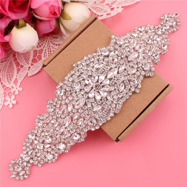 wedding sashes yjwsxf bridal belt dress with silver crystal rhinestone applique belt,, White
wedding sashes yjwsxf bridal belt dress with silver crystal rhinestone applique belt,, White