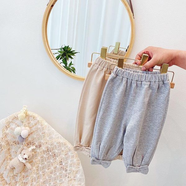 1-5t bow pants for girls 3 color spring harem cotton children's causal cute girl trousers gray beige black, Blue
1-5t bow pants for girls 3 color spring harem cotton children's causal cute girl trousers gray beige black, Blue