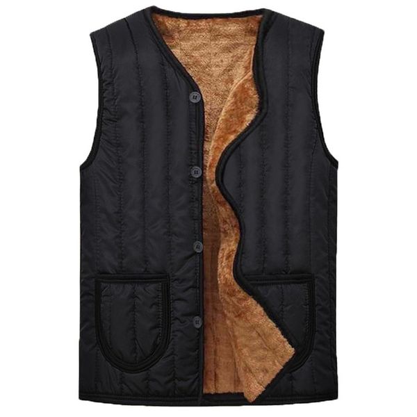 men's vests man autumn plus size velvet casual v-neck single breasted waistcoat men solid winter warm down vest, Black;white
men's vests man autumn plus size velvet casual v-neck single breasted waistcoat men solid winter warm down vest, Black;white