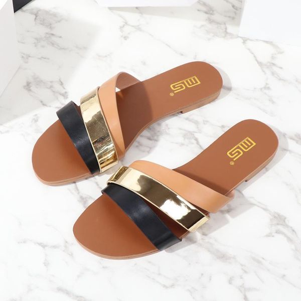 slippers shoes woman's big size rubber flip flops slides 2021 hawaiian summer soft flat bling pu synthetic fabric concise, Black
slippers shoes woman's big size rubber flip flops slides 2021 hawaiian summer soft flat bling pu synthetic fabric concise, Black