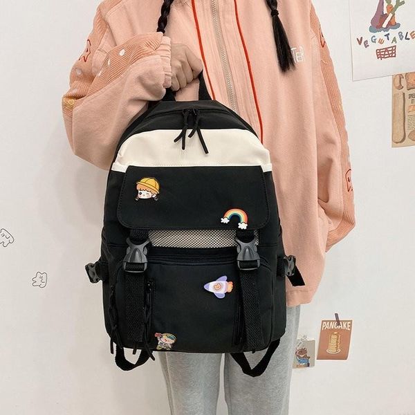 school bags cute women nylon backpack female waterproof kawaii for teenager girls college student book backbag mochila escolar
school bags cute women nylon backpack female waterproof kawaii for teenager girls college student book backbag mochila escolar