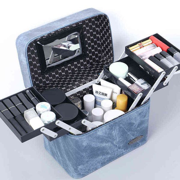 large capacity makeup bag multi-layer women cosmetic case pu leather female make up box jewelry storage case 211214
large capacity makeup bag multi-layer women cosmetic case pu leather female make up box jewelry storage case 211214