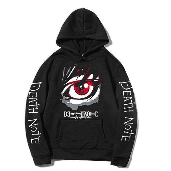 men's hoodies & sweatshirts fashion death note9-15 sweatshirt casual print korean style thicken winter dino, Black
men's hoodies & sweatshirts fashion death note9-15 sweatshirt casual print korean style thicken winter dino, Black