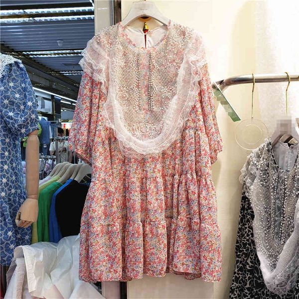 summer fashion temperament elegant sweet black pleated lace diamond patchwork floral mid-length dress women 16f108 210510, Black;gray
summer fashion temperament elegant sweet black pleated lace diamond patchwork floral mid-length dress women 16f108 210510, Black;gray