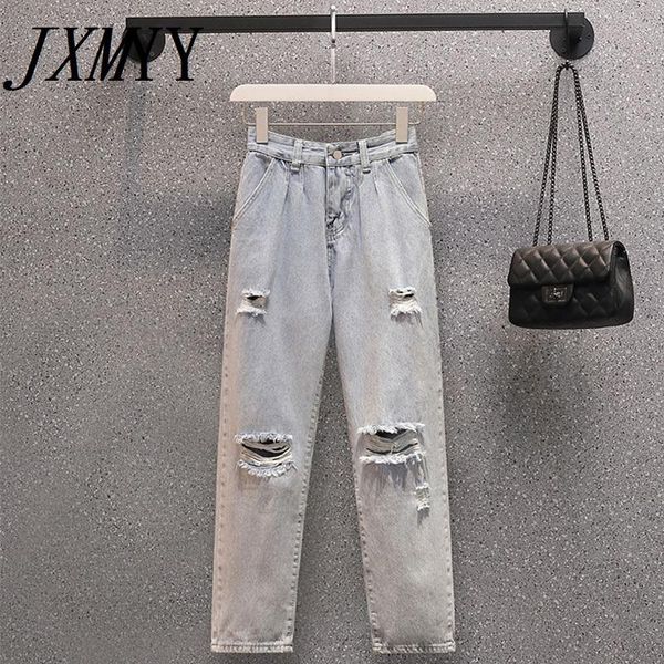 women's jeans jxmyy fashion plus size wear 2021 slimming casual pants loose all-match age-reducing, Blue
women's jeans jxmyy fashion plus size wear 2021 slimming casual pants loose all-match age-reducing, Blue
