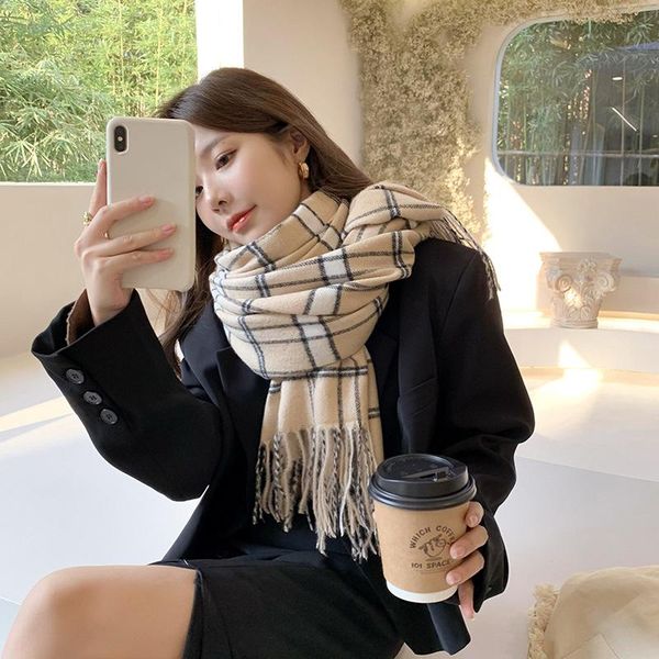 scarves women cashmere scarf shawls knit pashmina long shawl wraps bufandas ponchos cape winter thicken warm female 2021, Blue;gray
scarves women cashmere scarf shawls knit pashmina long shawl wraps bufandas ponchos cape winter thicken warm female 2021, Blue;gray