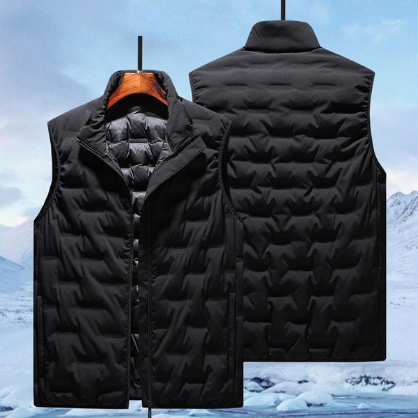 men's vests fashion men jacket sleeveless vest winter duck down thermal soft casual coats male cotton thicken waistcoat, Black;white
men's vests fashion men jacket sleeveless vest winter duck down thermal soft casual coats male cotton thicken waistcoat, Black;white