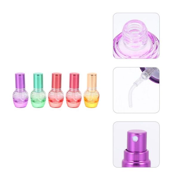 storage bottles & jars 5pcs travel liquid holder refillable empty bottle glass random color
storage bottles & jars 5pcs travel liquid holder refillable empty bottle glass random color