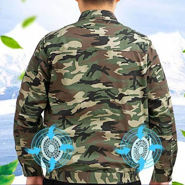 men's jackets summer jacket camouflage cool down usb sunscreen fan breathable pocket waterproof office outdoor men, Black;brown
men's jackets summer jacket camouflage cool down usb sunscreen fan breathable pocket waterproof office outdoor men, Black;brown