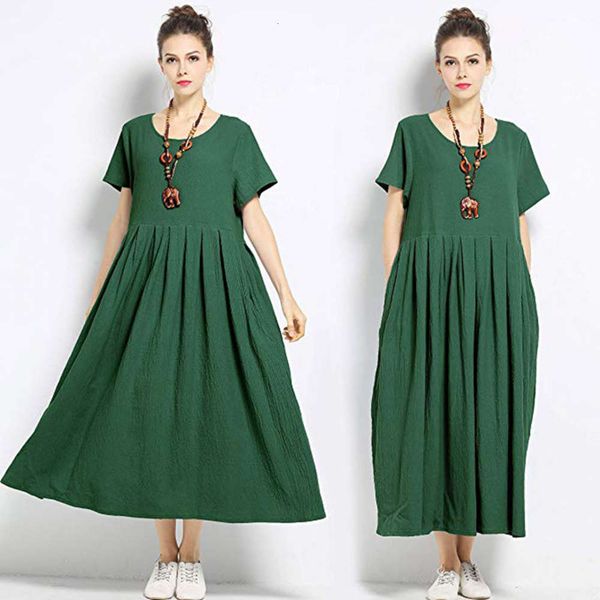 selling women's solid round neck short sleeve side pocket linen cotton spring summer oversize dress, Black;gray
selling women's solid round neck short sleeve side pocket linen cotton spring summer oversize dress, Black;gray