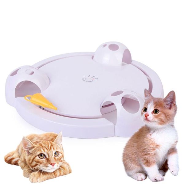 electric automatic funny battery powered rotary disc entertainment catching mouse game cute pet interactive cat carousel toy toys
electric automatic funny battery powered rotary disc entertainment catching mouse game cute pet interactive cat carousel toy toys