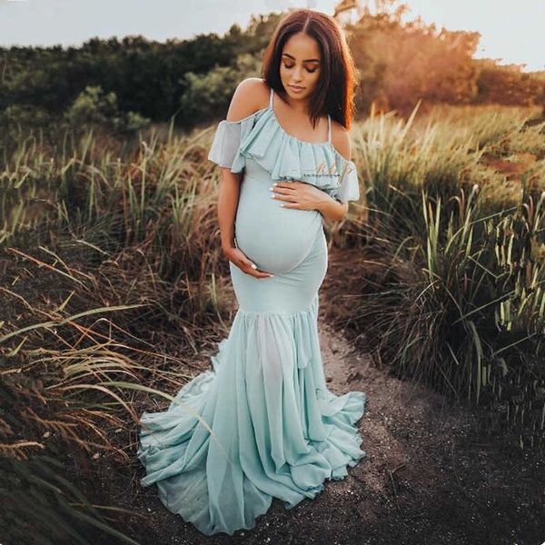 maternity dress pgraphy sling off shoulder chiffon cotton long pregnancy fish tail dress baby shower dress for pshoot y0924, White
maternity dress pgraphy sling off shoulder chiffon cotton long pregnancy fish tail dress baby shower dress for pshoot y0924, White