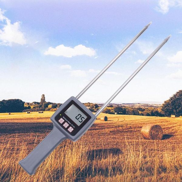 metal detectors hay moisture meter with backlight for bran soybeans wheat flour tester 4-digit lcd digital display
metal detectors hay moisture meter with backlight for bran soybeans wheat flour tester 4-digit lcd digital display