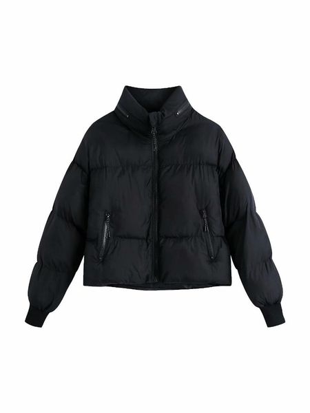 women's down & parkas black zipper cotton jacket autumn winter 2021long sleeve casual warm puffer coat
women's down & parkas black zipper cotton jacket autumn winter 2021long sleeve casual warm puffer coat