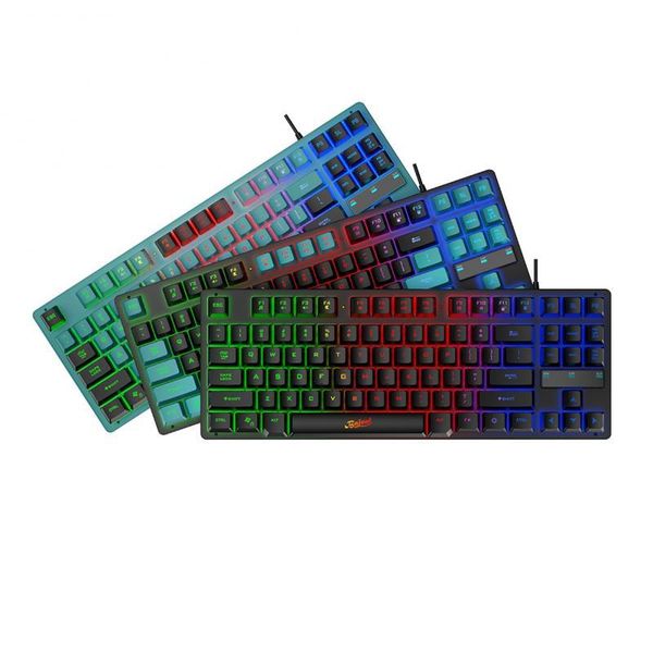 keyboards kb-10 ergonomic gaming mechanical keyboard usb wired 87 keys with rgb backlight red/blue switch for pc computer gamer
keyboards kb-10 ergonomic gaming mechanical keyboard usb wired 87 keys with rgb backlight red/blue switch for pc computer gamer