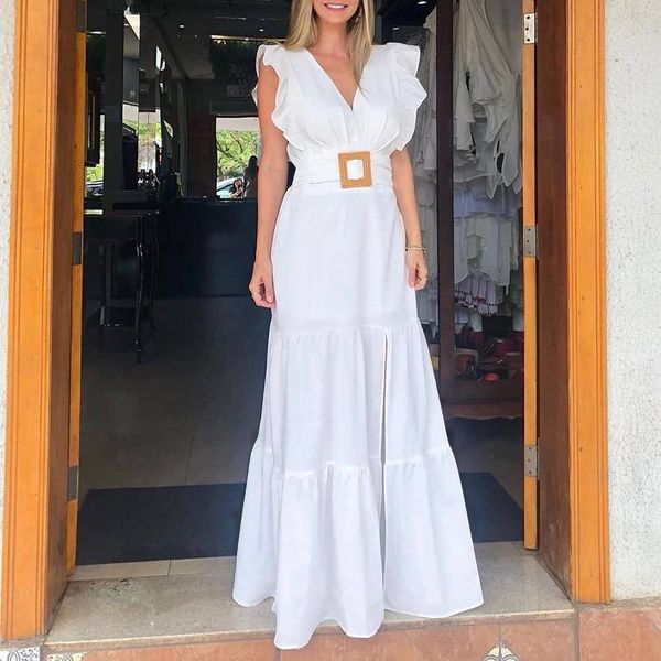 casual dresses maxi vonda 2021 women v neck pleated tank dress bohemian vestidos summer sleeveless ruffled cuff elegant robe, Black;gray
casual dresses maxi vonda 2021 women v neck pleated tank dress bohemian vestidos summer sleeveless ruffled cuff elegant robe, Black;gray