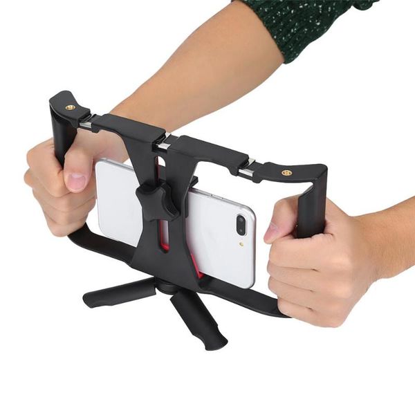 cell phone mounts & holders dual hanlde adjustable handheld stabilizer smartphone video rig filmmaking case with 1/4" screw cold shoe m
cell phone mounts & holders dual hanlde adjustable handheld stabilizer smartphone video rig filmmaking case with 1/4" screw cold shoe m
