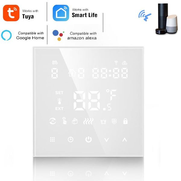 smart home control tuya wifi thermostat, electric floor heating water/gas boiler temperature remote controller for google home, alexa
smart home control tuya wifi thermostat, electric floor heating water/gas boiler temperature remote controller for google home, alexa