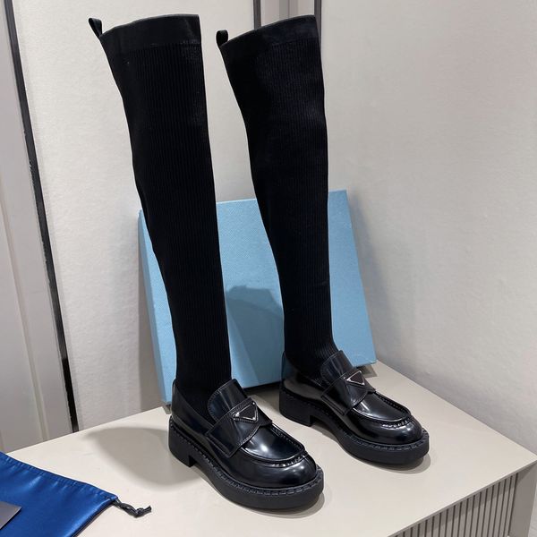 designer low heel soft sole women's shoes luxury fashion casual brand long tube socks elastic boots, Red;white
designer low heel soft sole women's shoes luxury fashion casual brand long tube socks elastic boots, Red;white