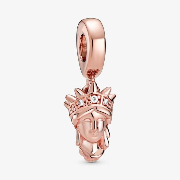 new i statue of liberty dangle safety chain crown wing pendant beads fit pandora charms bracelet diy women original jewelry, Bronze;silver
new i statue of liberty dangle safety chain crown wing pendant beads fit pandora charms bracelet diy women original jewelry, Bronze;silver