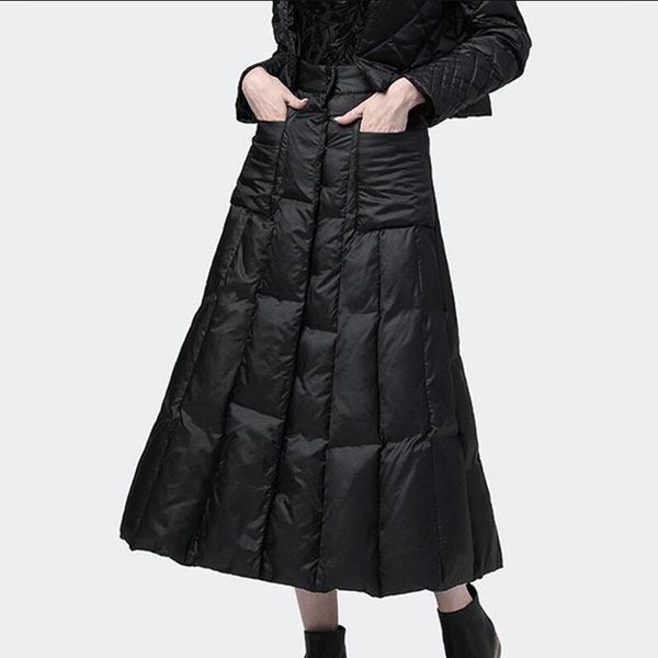 skirts 2021 winter thick down cotton womens black vintage high waist pocket casual warm a-line elegant long
skirts 2021 winter thick down cotton womens black vintage high waist pocket casual warm a-line elegant long