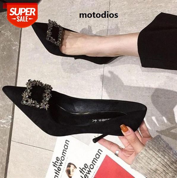 french girl high-heeled shoes with rhinestone buckle feminine pointed toe stiletto net red single #mm1x, Black
french girl high-heeled shoes with rhinestone buckle feminine pointed toe stiletto net red single #mm1x, Black