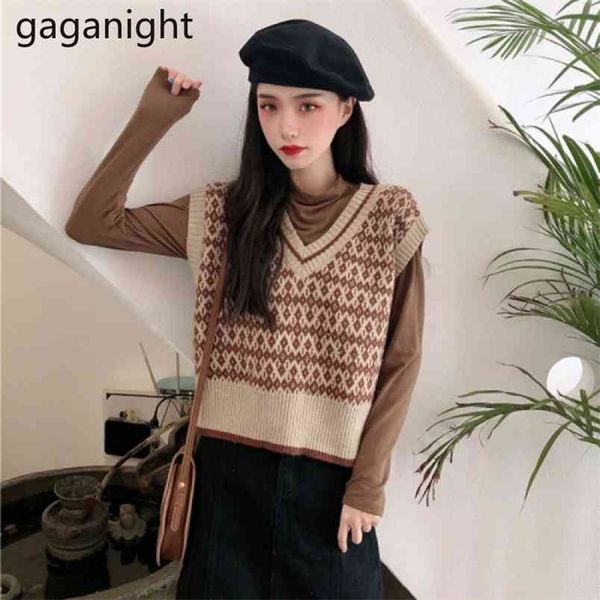 casual knitted sweater vest v-neck argyle loose vintage autumn winter cropped korean 210601, Black;white
casual knitted sweater vest v-neck argyle loose vintage autumn winter cropped korean 210601, Black;white
