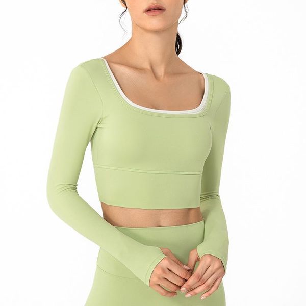 yoga outfit women sport crop gym fitness shirts long sleeve workout running t-shirts breathable sportswear
yoga outfit women sport crop gym fitness shirts long sleeve workout running t-shirts breathable sportswear