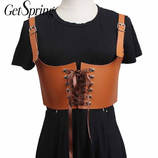 belts getspring women cummerbund irregular pu corset fashion wide belt womens elastic simple leather waistband 2021, Black;brown
belts getspring women cummerbund irregular pu corset fashion wide belt womens elastic simple leather waistband 2021, Black;brown