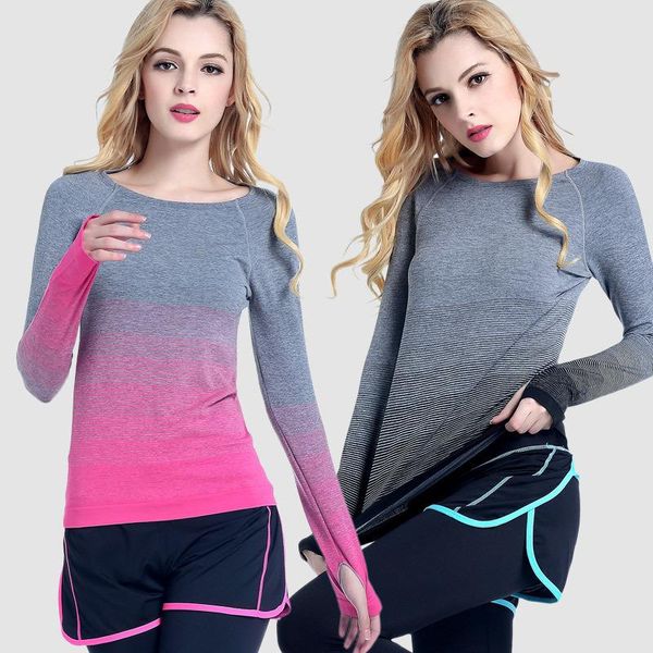 sports long sleeves female gradient shirt t-shirt running speed dry yoga wear autumn winter round collar fitness clothes outfit
sports long sleeves female gradient shirt t-shirt running speed dry yoga wear autumn winter round collar fitness clothes outfit