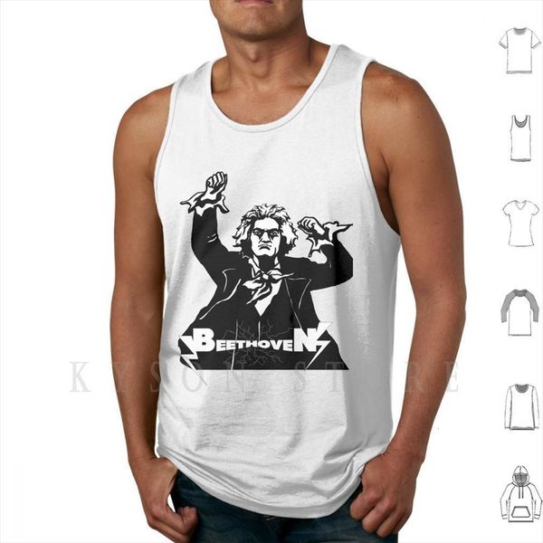 metal beethoven ii tank vest 100% cotton bach heavy hard rock composer black white classic cool, White;black
metal beethoven ii tank vest 100% cotton bach heavy hard rock composer black white classic cool, White;black