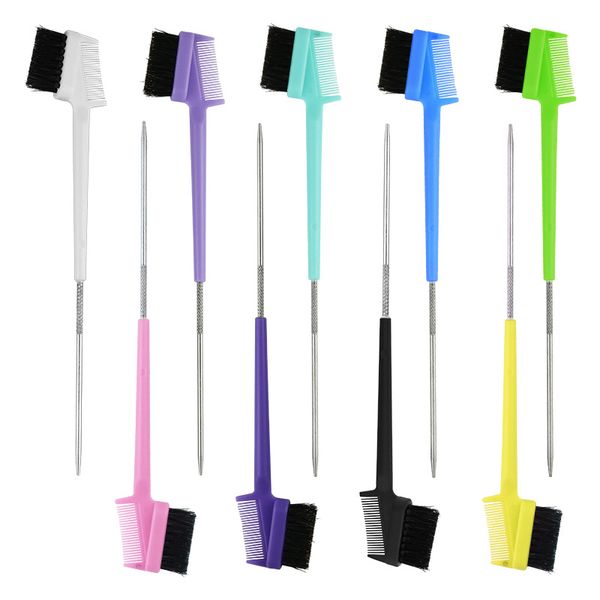 new coming 3 x edge control brush magic collection double sided comb grooms smooths 2 in 1 hair brushes styling tools, Silver
new coming 3 x edge control brush magic collection double sided comb grooms smooths 2 in 1 hair brushes styling tools, Silver