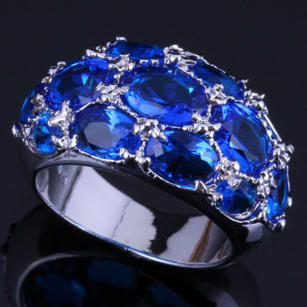 cluster rings angelic oval blue cubic zirconia silver plated ring v0588, Golden;silver
cluster rings angelic oval blue cubic zirconia silver plated ring v0588, Golden;silver