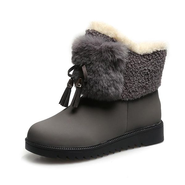 boots snow 2021 warm fur plush insole women winter square heels flock ankle shoes tassel woman, Black
boots snow 2021 warm fur plush insole women winter square heels flock ankle shoes tassel woman, Black