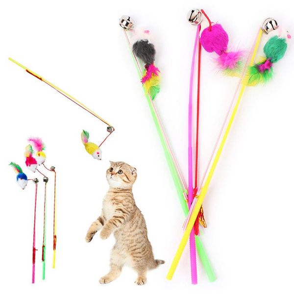 cat toys cute kitten mouse bell teaser wand plastic pet for cats fishing rod feather funny stick interactive supplies
cat toys cute kitten mouse bell teaser wand plastic pet for cats fishing rod feather funny stick interactive supplies